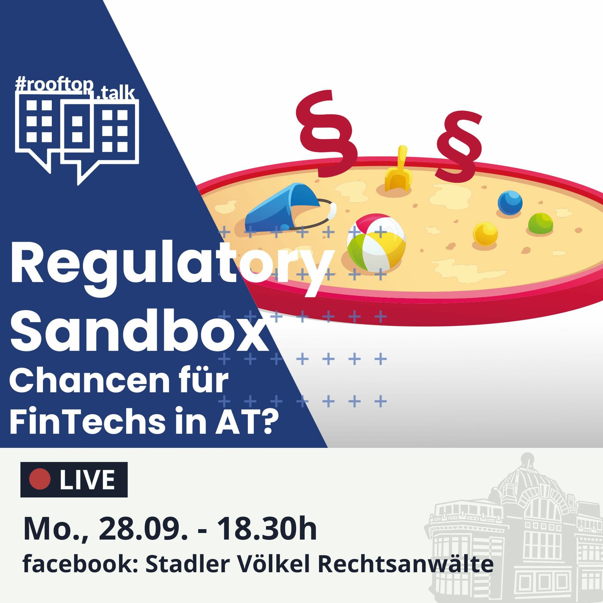 rooftop.talk 16: Regulatory Sandbox - A chance for FinTechs in Austria?