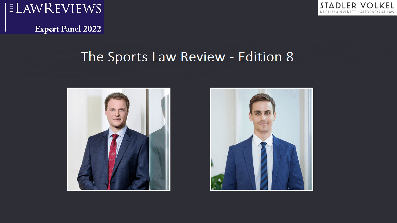 The Sports Law Review - Edition 8