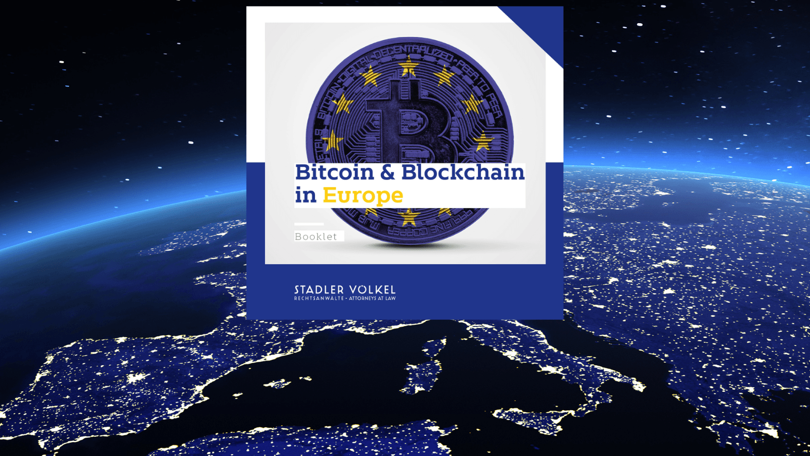 New booklet: Bitcoin & Blockchain in Europe