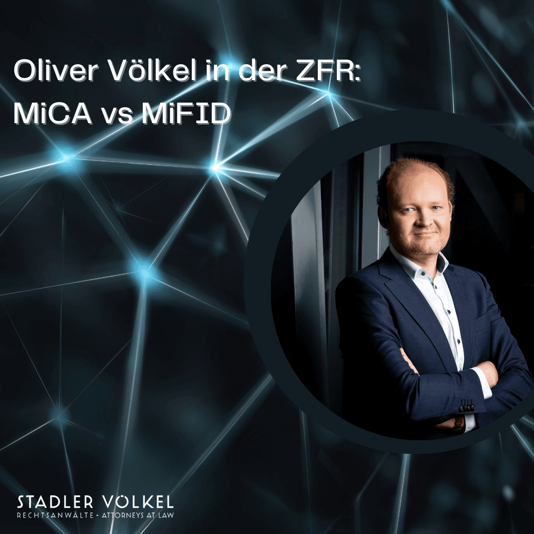 Oliver Völkel: MiCA vs MiFID – When is an asset-referenced token not a financial instrument?