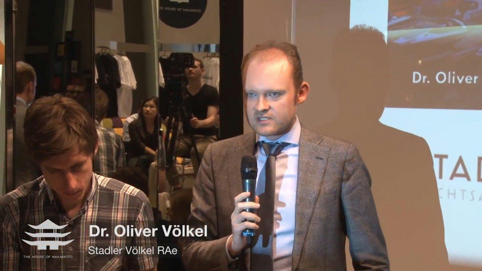 Oliver Völkel on the topic “Bitcoin as payment method for trading”