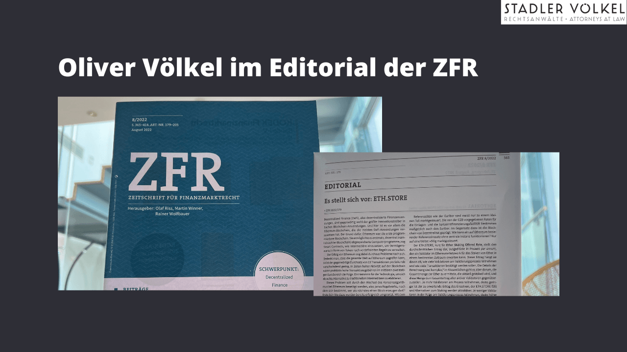 Oliver Völkel in the editorial of ZFR