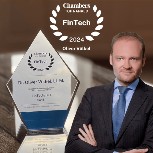 Recognitions from Chambers and Partners for Oliver Völkel and STADLER VÖLKEL